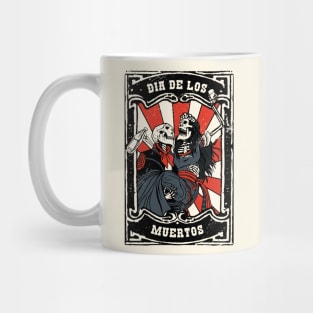 Vintage Dia de los Muertos Couple Mug